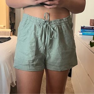 J Crews New seaside short in linen blend